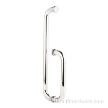 Contemporary shower door pull